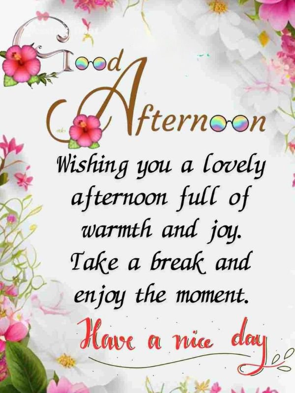 Good afternoon blessings and message
