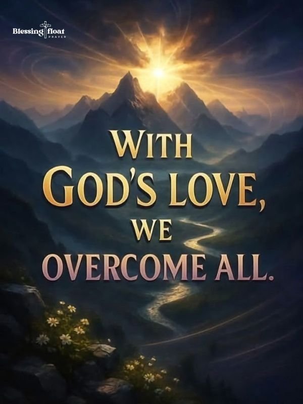 God love with blessing float