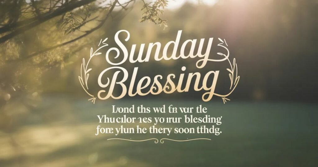 sunday blessings prayers quotes and message with blessing float