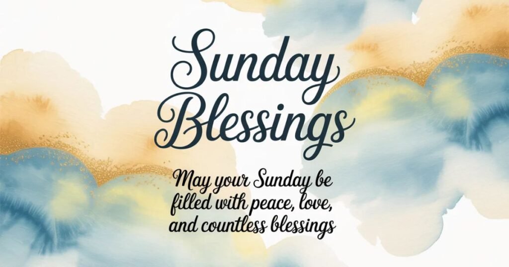 sunday blessings blessing float
